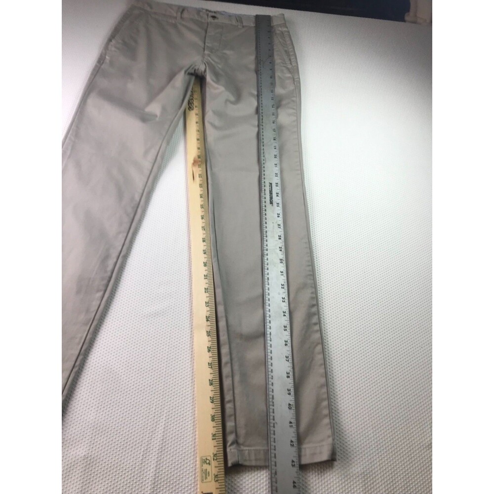 Perk Straight Slim Fit Stretch Chino Pants Men’s 32 X 34 Beige Tab Khaki - Picture 4 of 15